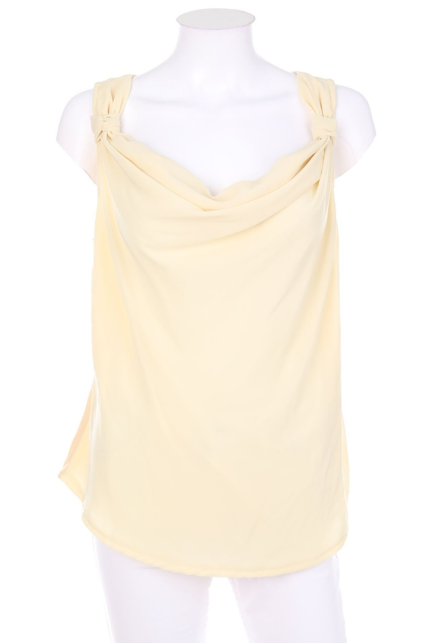 TOUT FEU TOUT FEMME - Blusentop mit Wasserfall-Ausschnitt - M