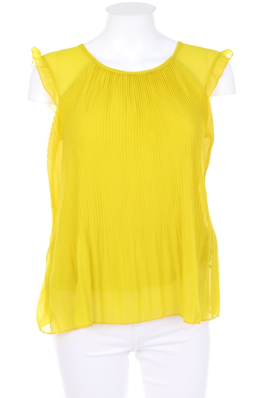 Ohne Label - Plissee-Blusentop - D 36