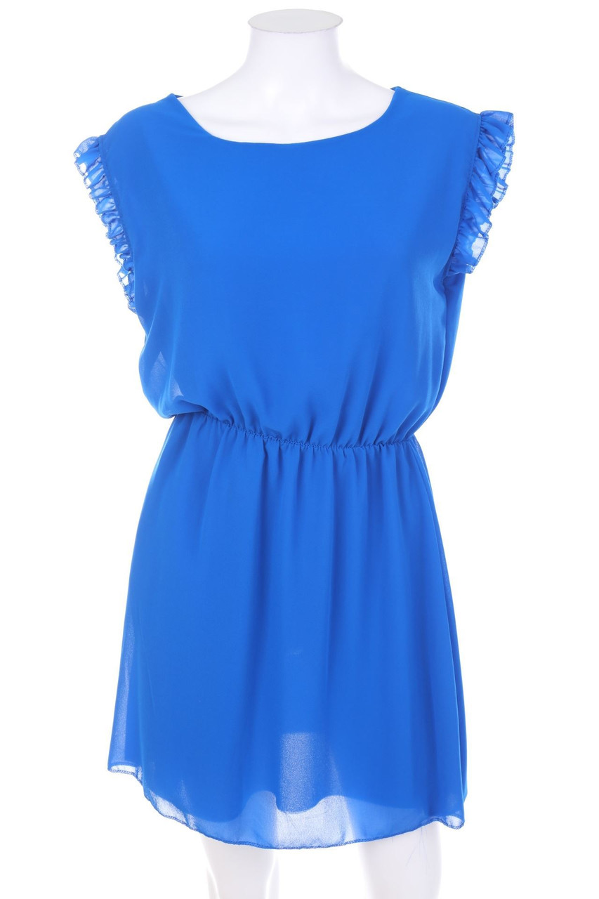 Ohne Label - Minikleid mit Volants - M