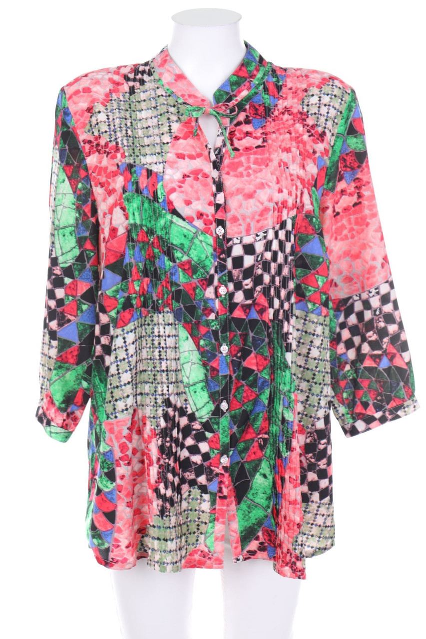 KARIN GLASMACHER - Print-Hemd-Bluse mit 3/4-Ärmel - L