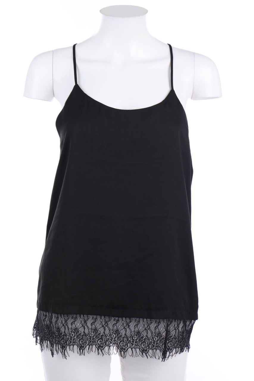 zebra - Top mit Spitze - XS