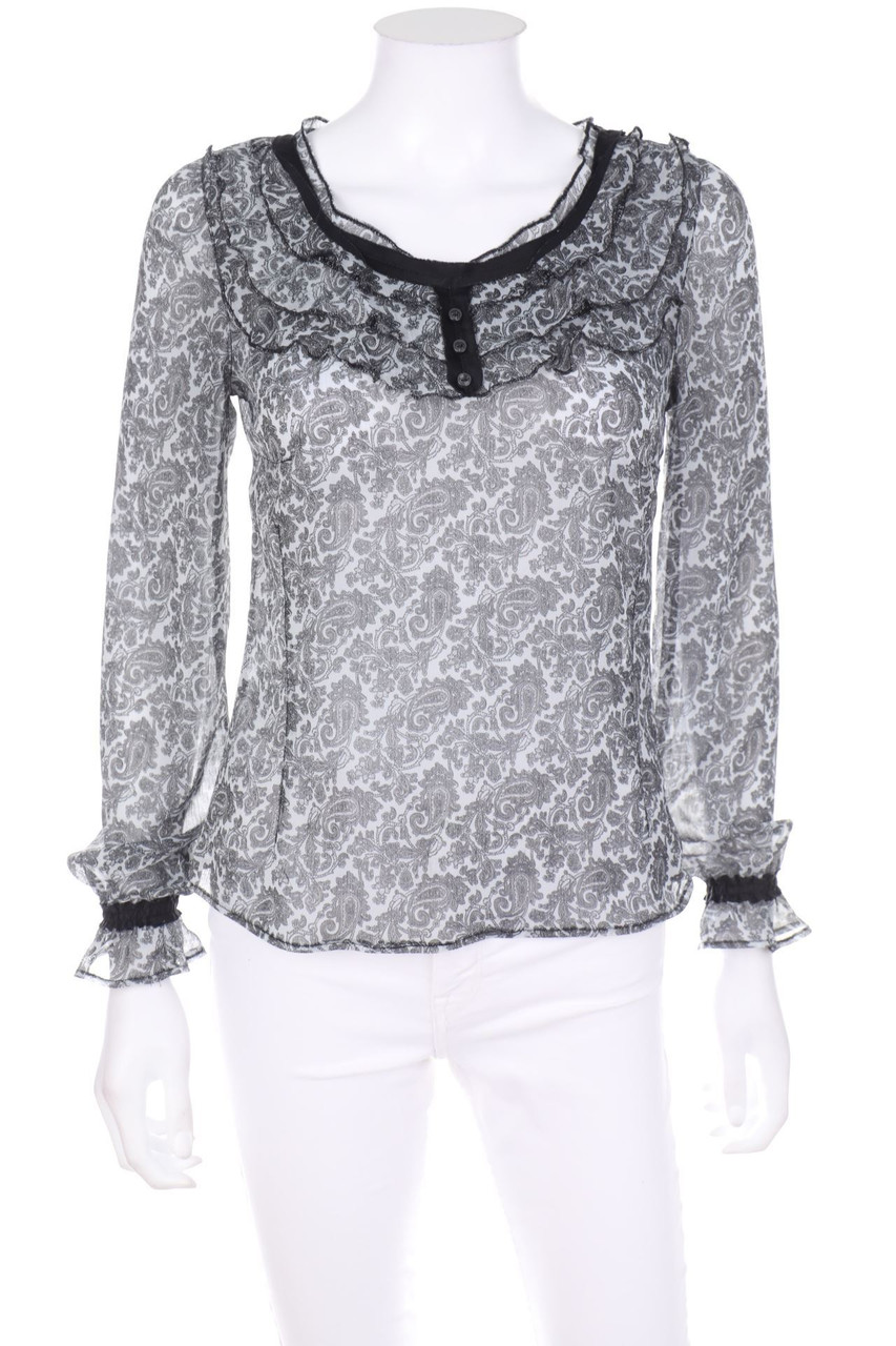 Ohne Label - Bluse mit Paisley-Print - D 36