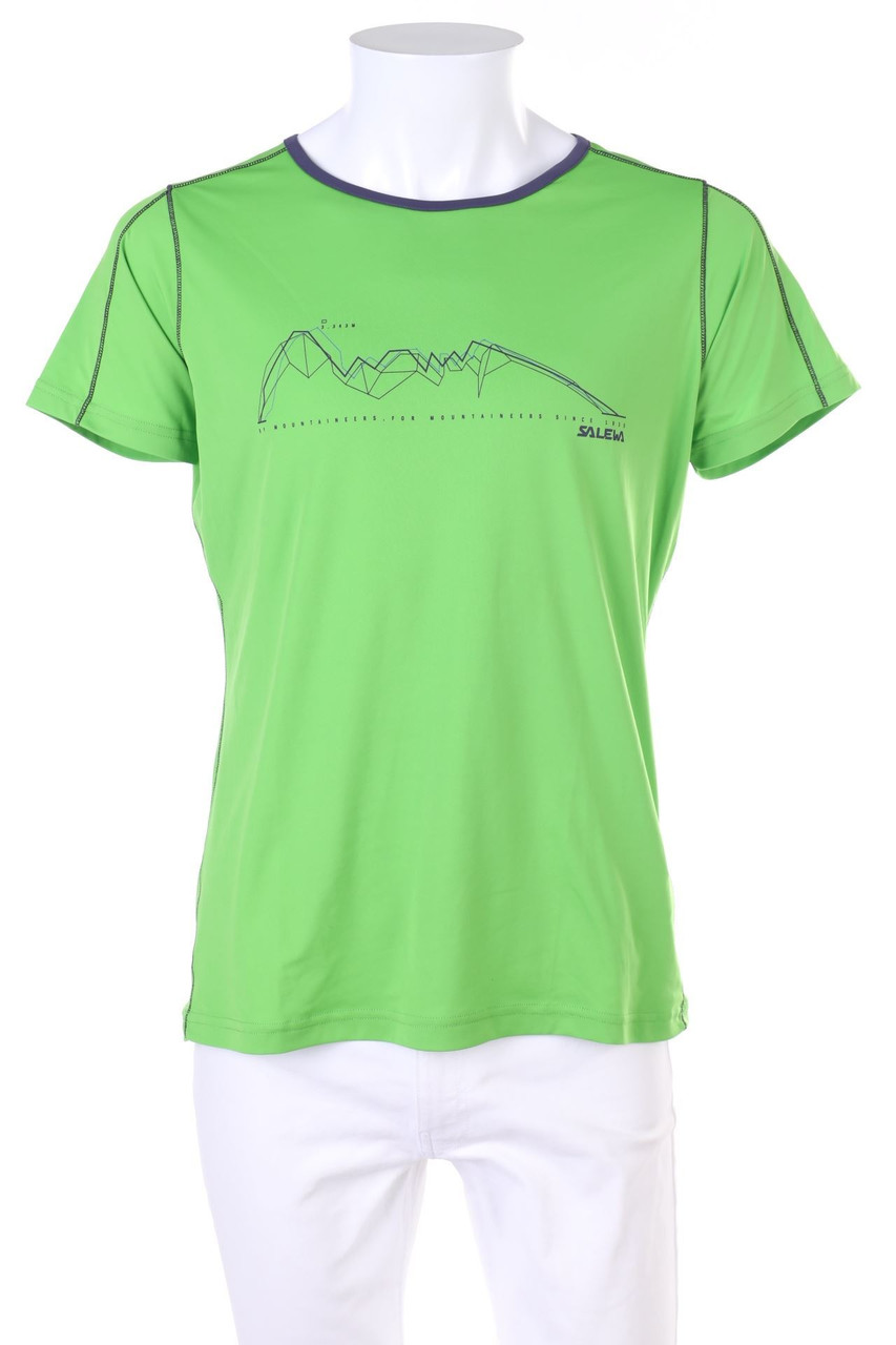 SALEWA - Sport-Shirt mit Logo-Print - 46