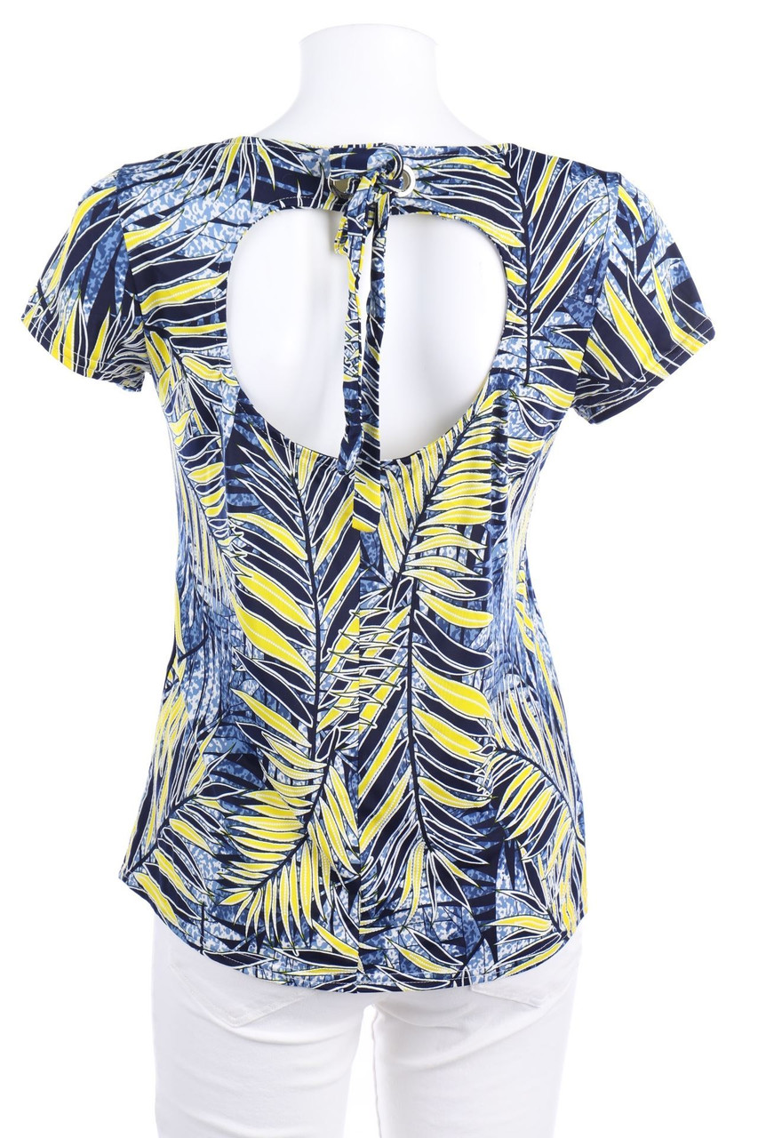 Carnaby - Kurzarm-Shirt mit Tropical Print - D 34