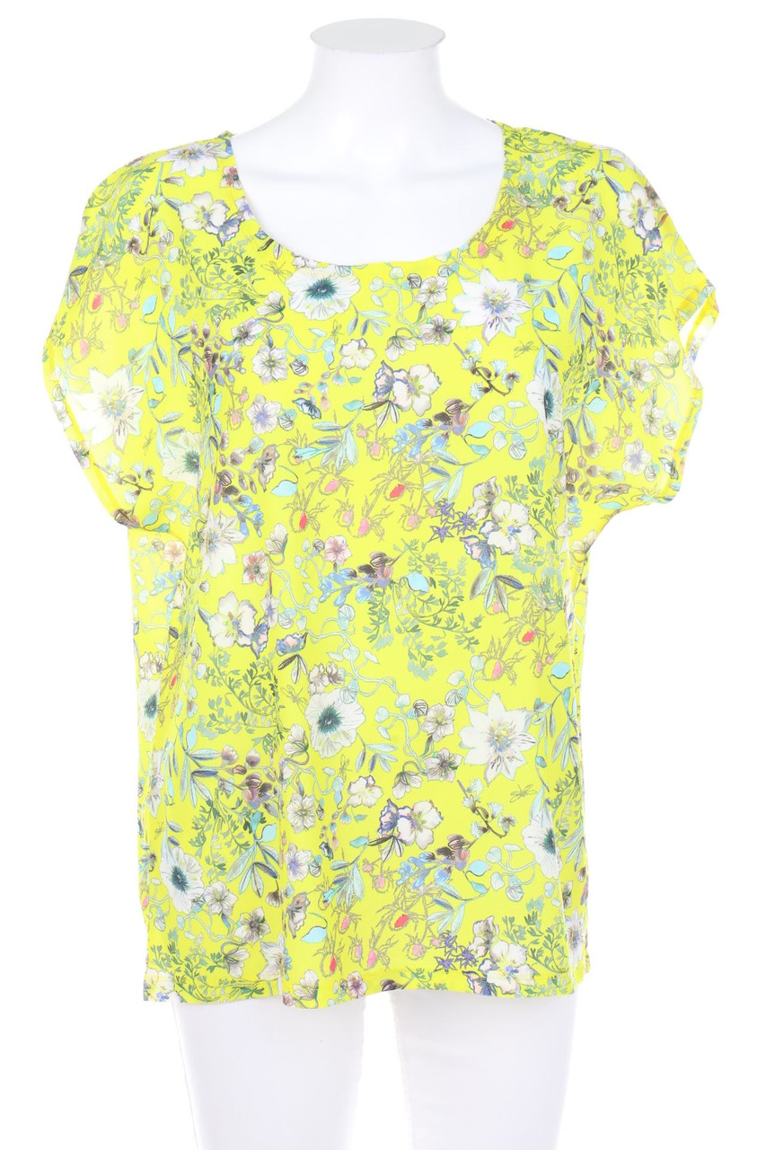 Ohne Label - Bluse mit Blumen-Print - M