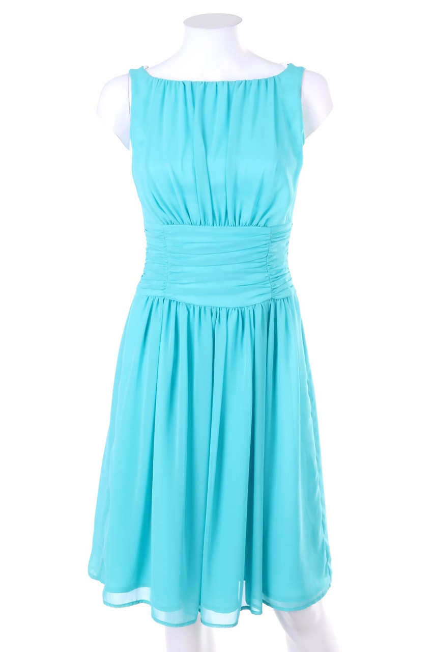 SWING - Abendkleid mit Raffungen - D 34