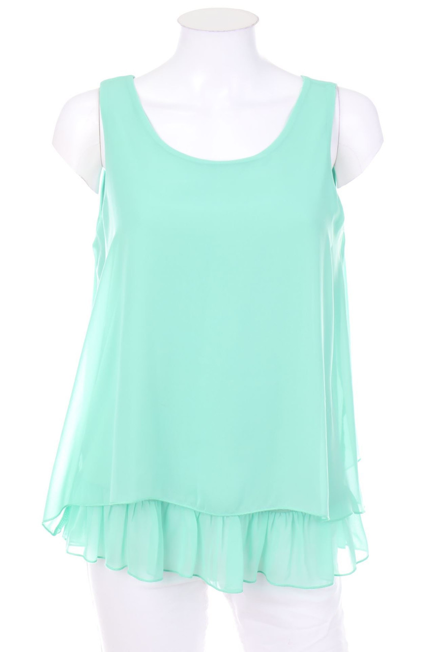 vivance collection - Blusentop mit Volants im Layer Look - D 38