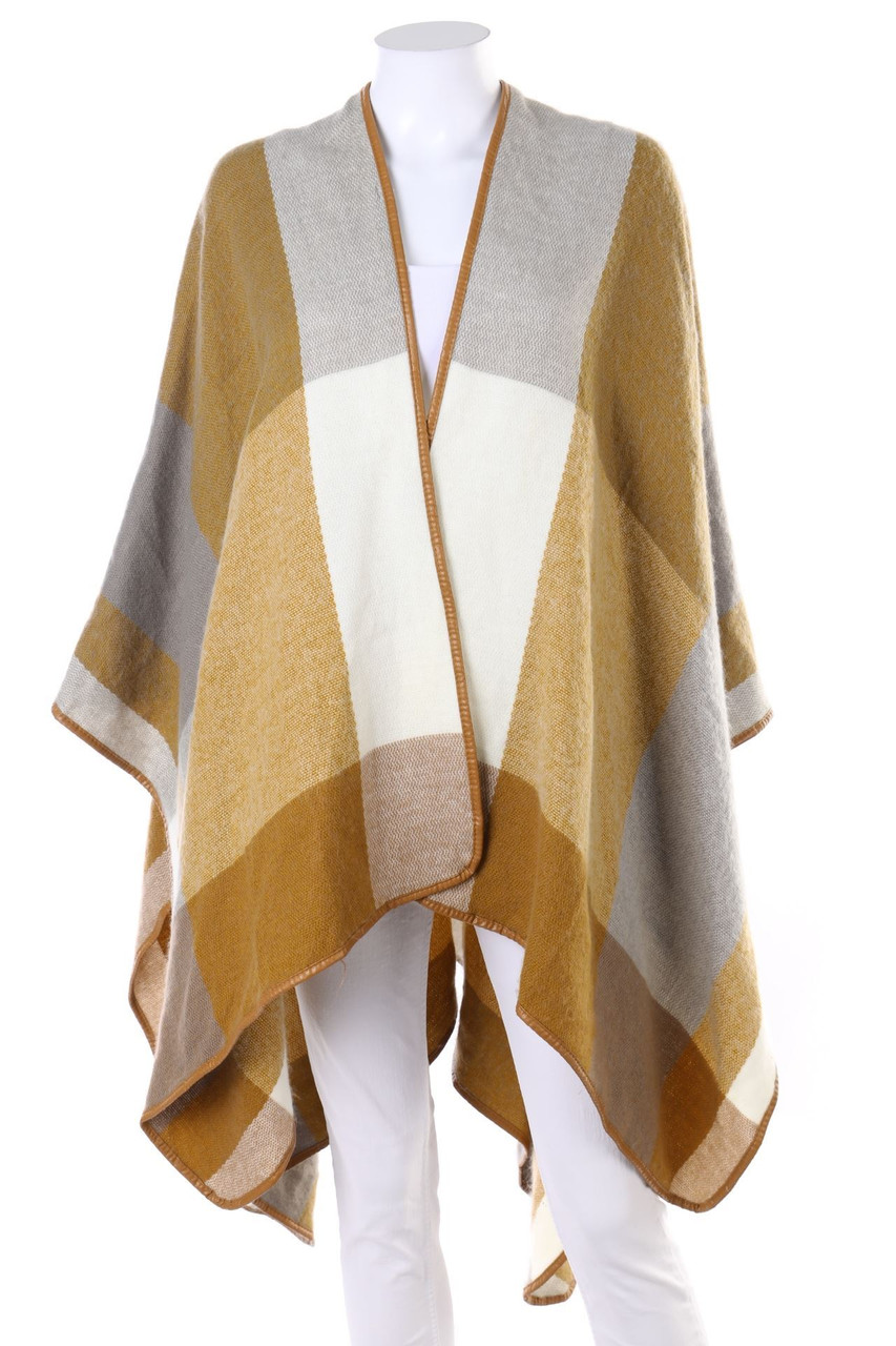 Ohne Label - Poncho mit Muster - ONE SIZE