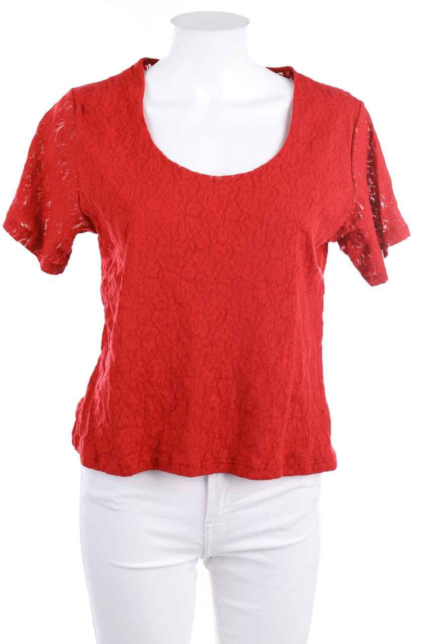 Ohne Label - T-Shirt aus Spitze - XXL