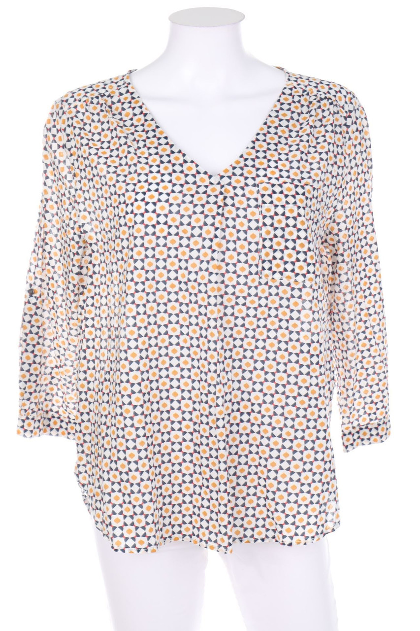 Yessica by C&A - Karo-Bluse mit 3/4-Ärmel - D 38