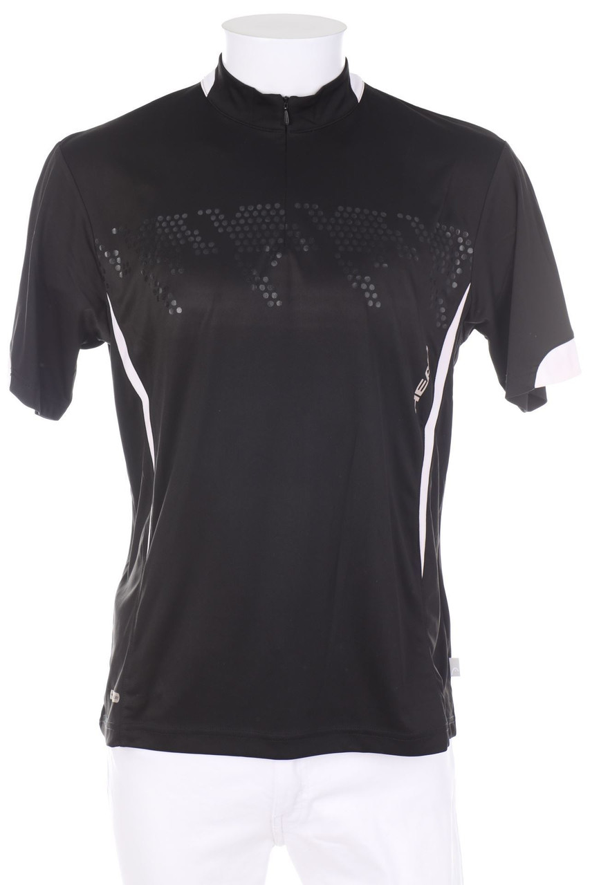 HEAD - Sport-Shirt mit Reißverschluss - M