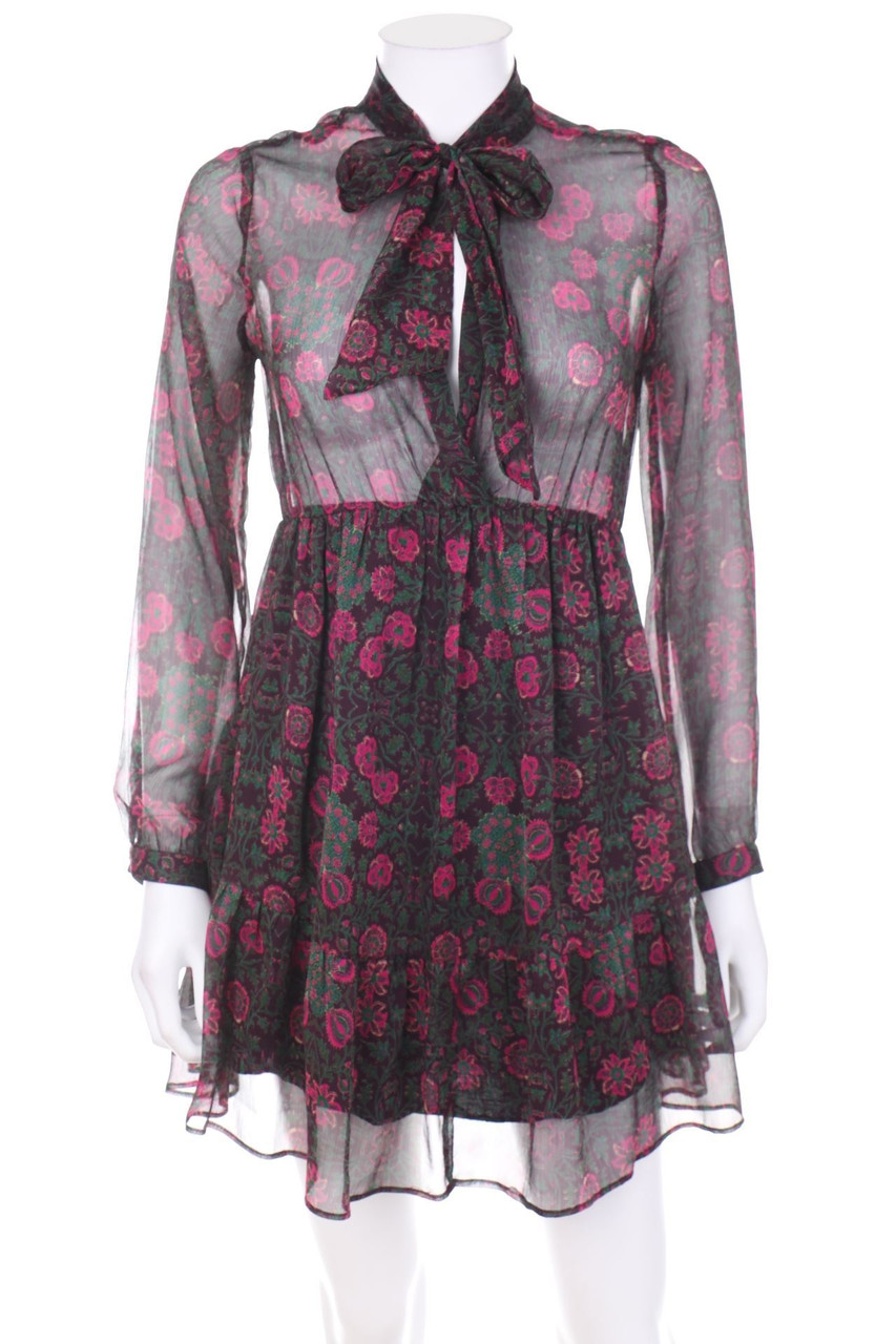 ZARA - Minikleid zum Knoten - XS