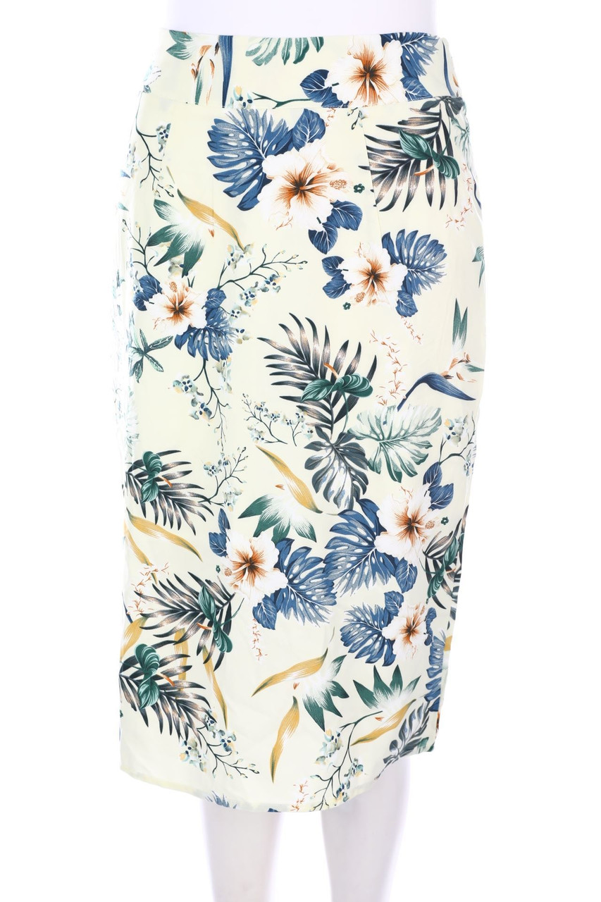 SHEIN - Rock mit Blumen-Print - M