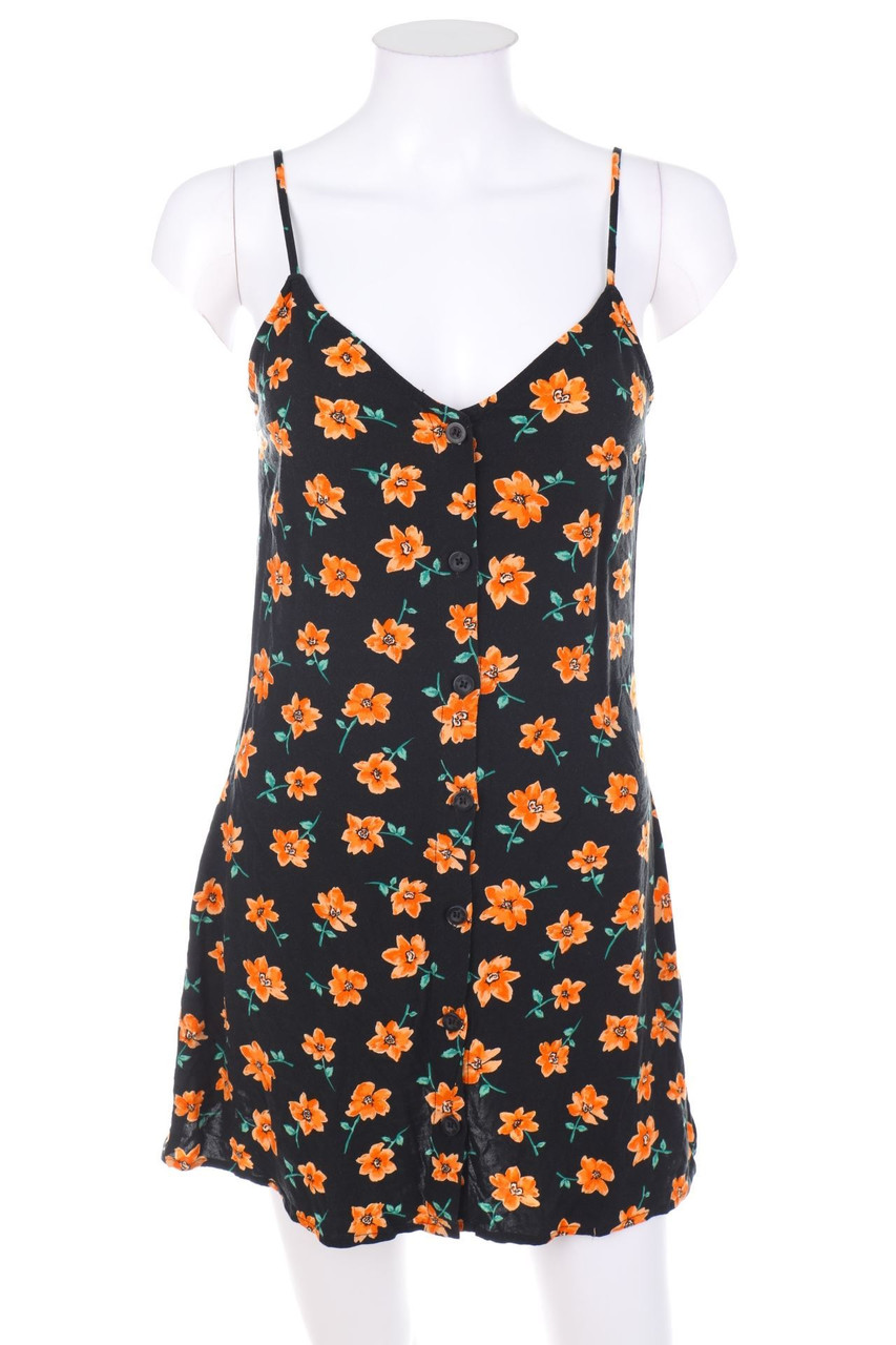 H&M - Minikleid mit Blumen-Print - D 34