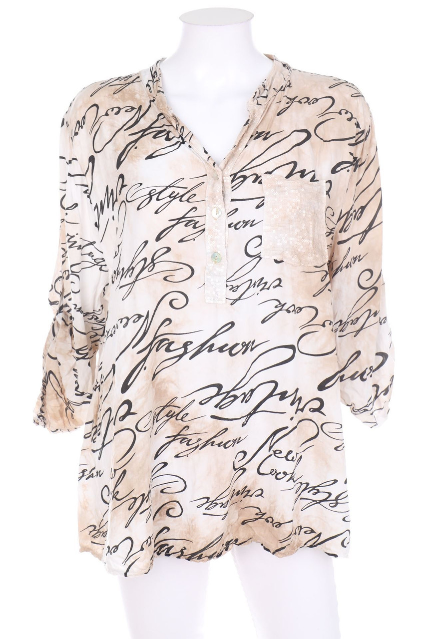 Carnaby - Bluse mit Pailletten - M
