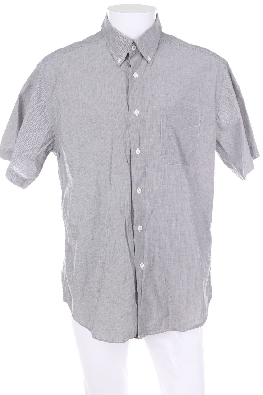 JEREM - Kurzarm-Hemd mit Streifen - XXL