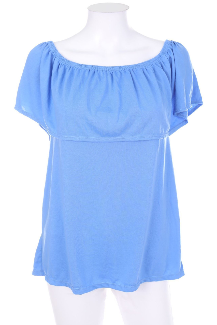 WOMEN limited by Tchibo - Carmen-Kurzarm-Shirt mit Raffungen - D 40-42