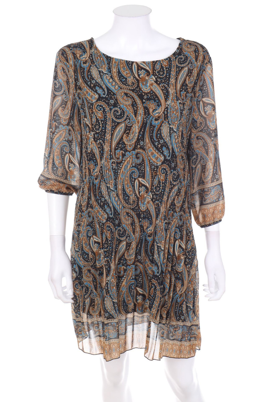 Ohne Label - Kleid mit Paisley-Print - D 36