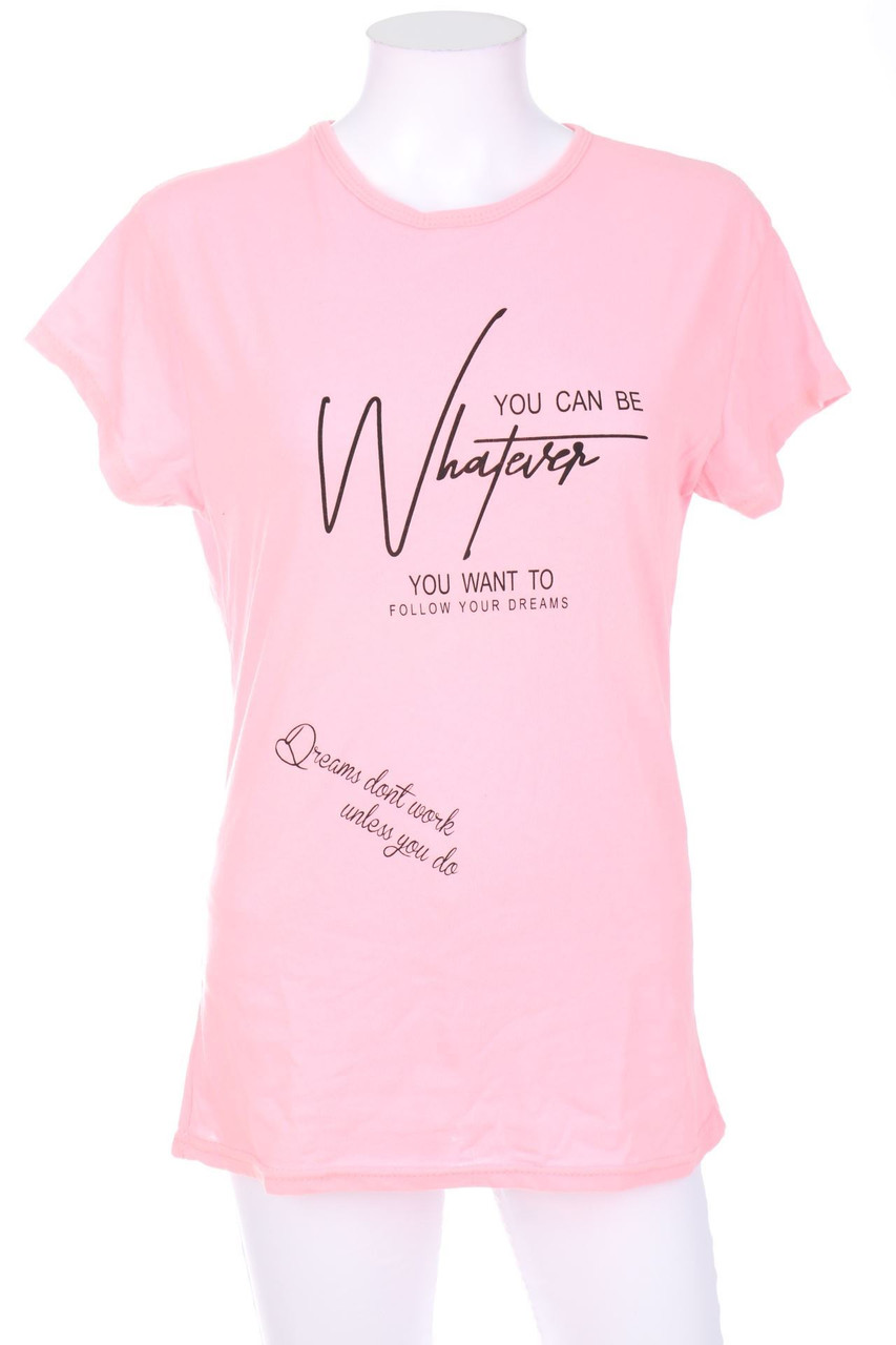 EVREN - Kurzarm-Shirt mit Statement-Print - XXL