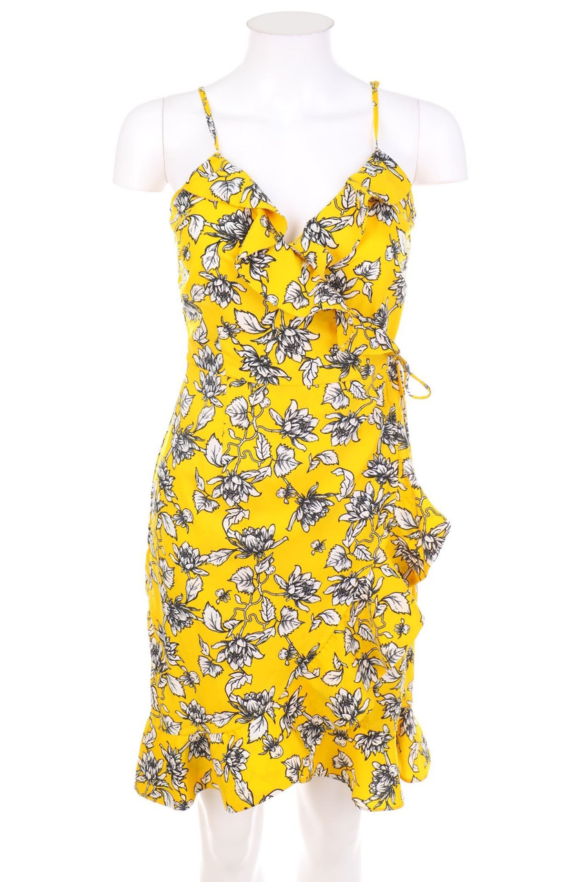 VERO MODA - Wickelkleid mit Blumen-Print - XS
