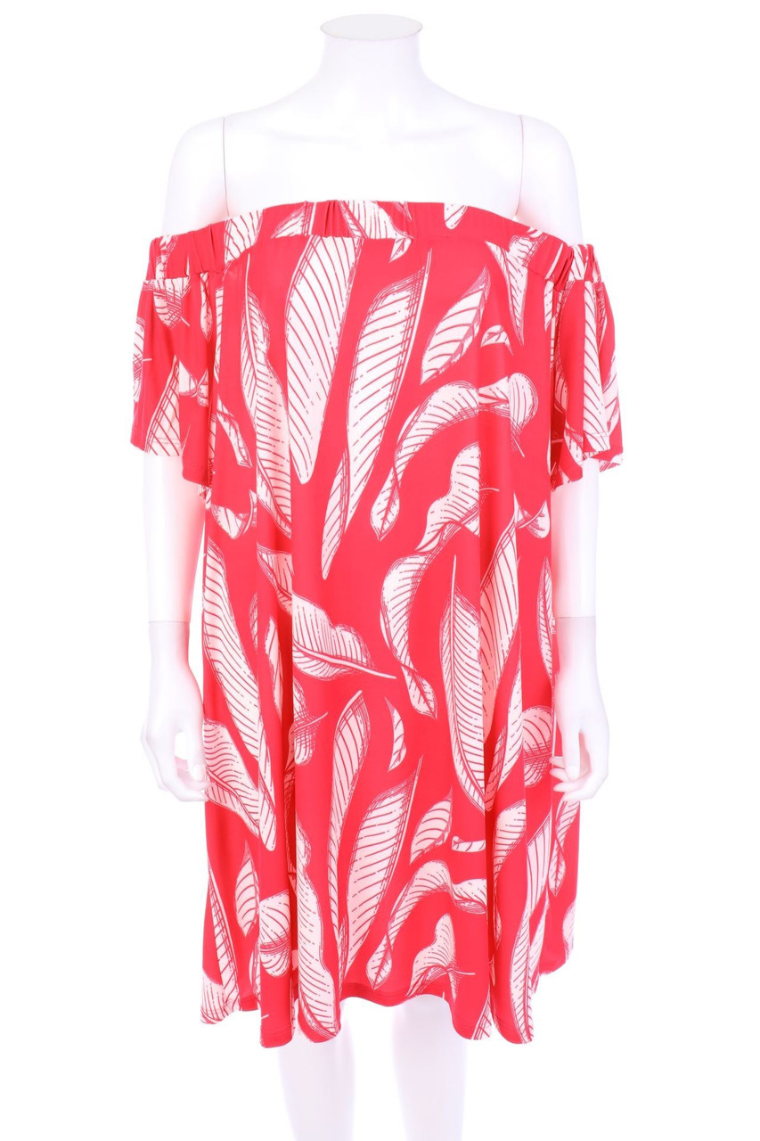 BODYFLIRT boutique - Carmen-Minikleid mit Print - D 48-50