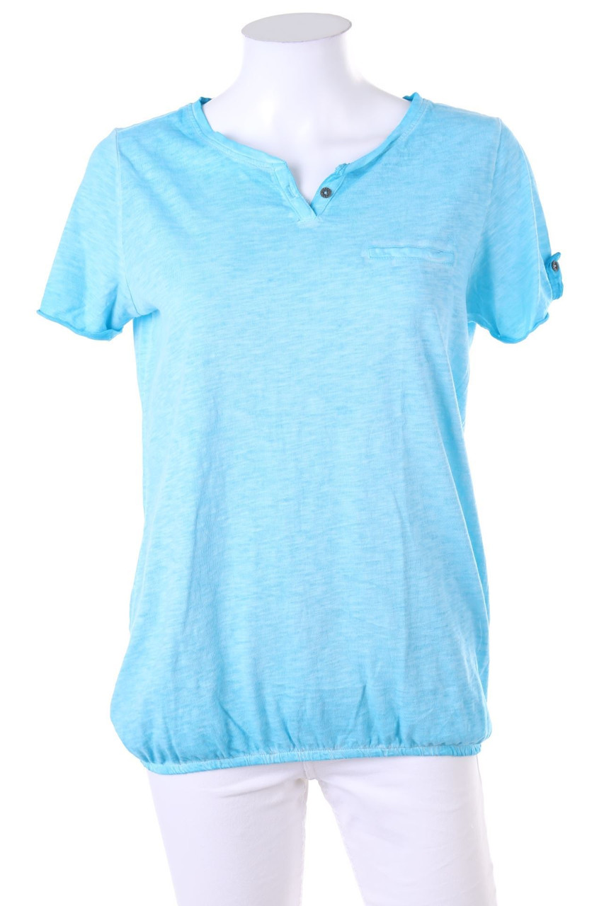 CECIL - Garment Dyed-Kurzarm-Bluse - S