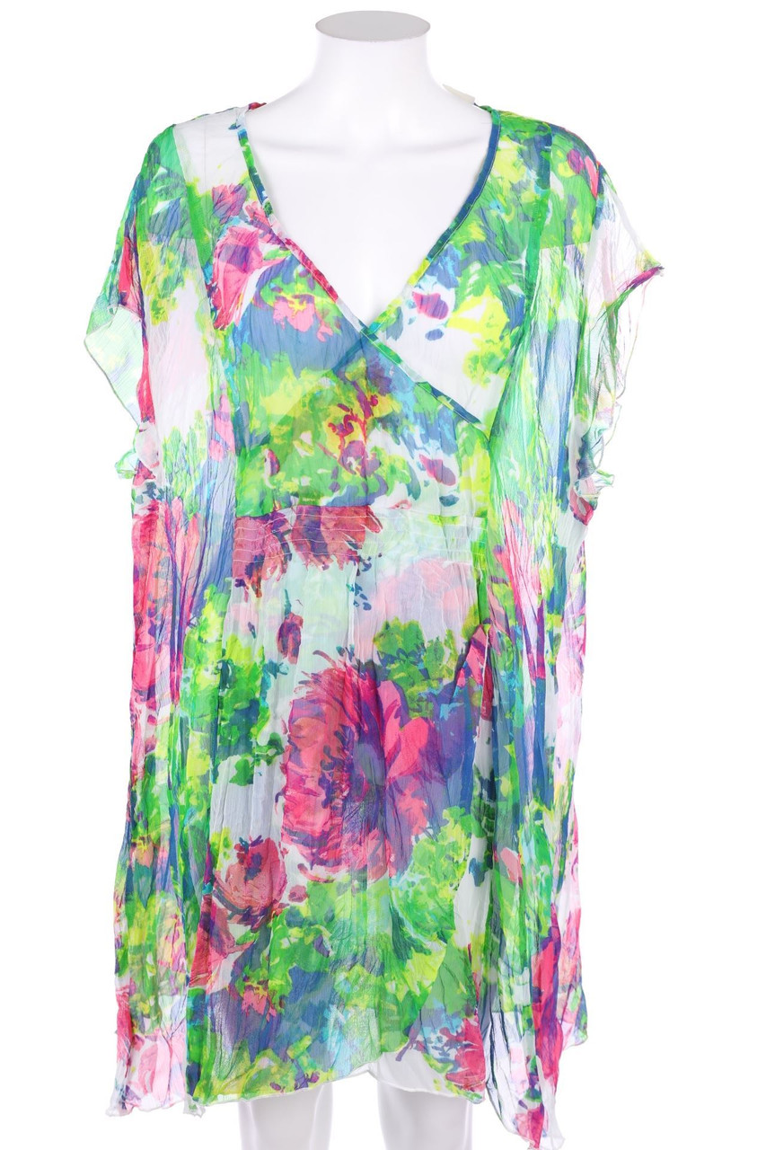 Yessica by C&A - Minikleid in Wickel-Optik mit Print - XXL