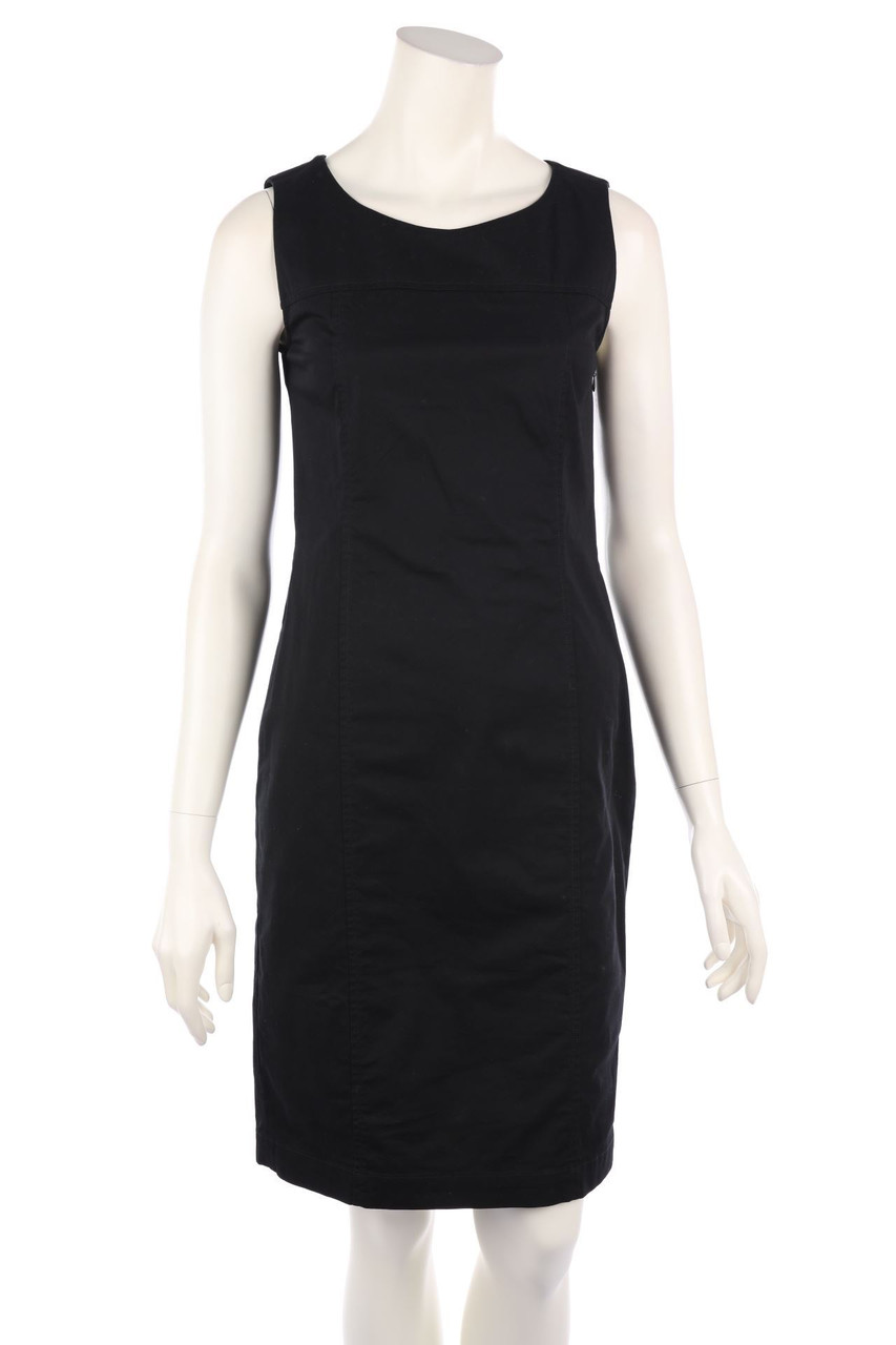 Max Mara - Etui-Kleid aus Baumwoll-Mix mit Schlitz - D 36