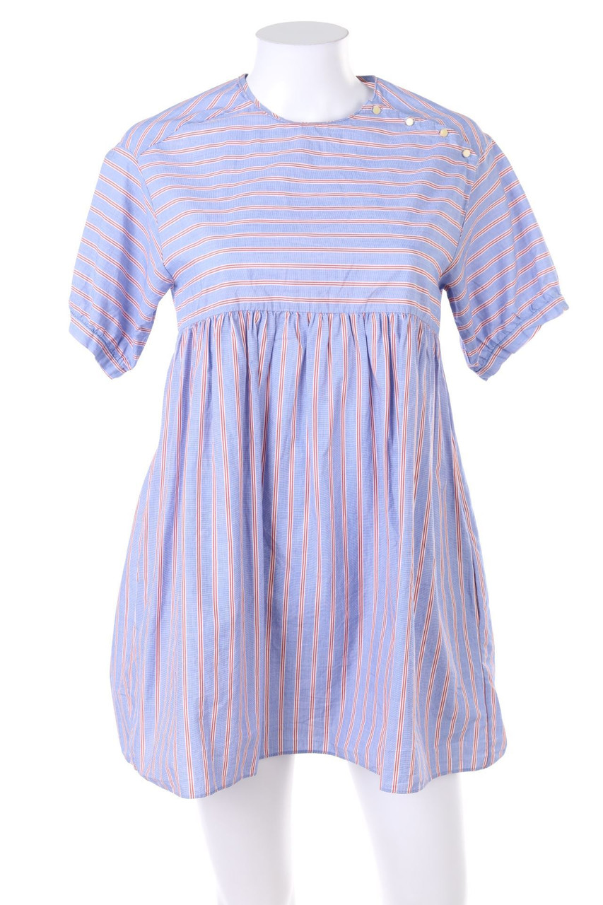 ZARA TRF - Minikleid mit Streifen - S