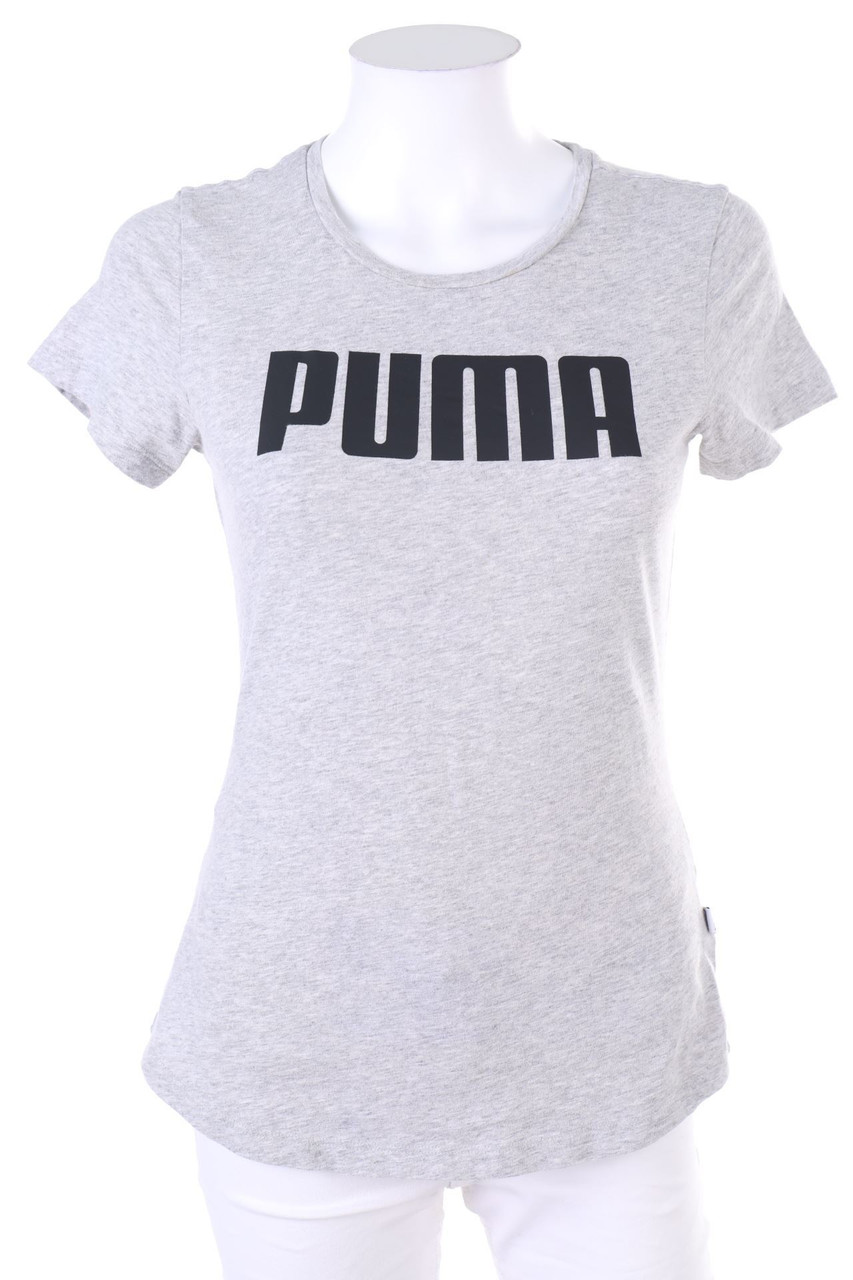PUMA - Kurzarm-Shirt mit Logo-Print - S