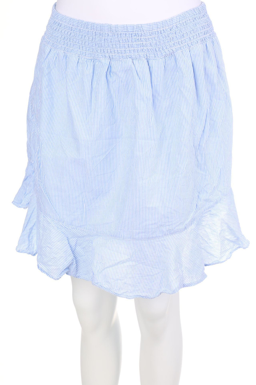 H&M LOGG - Minirock mit Streifen mit Volants - M