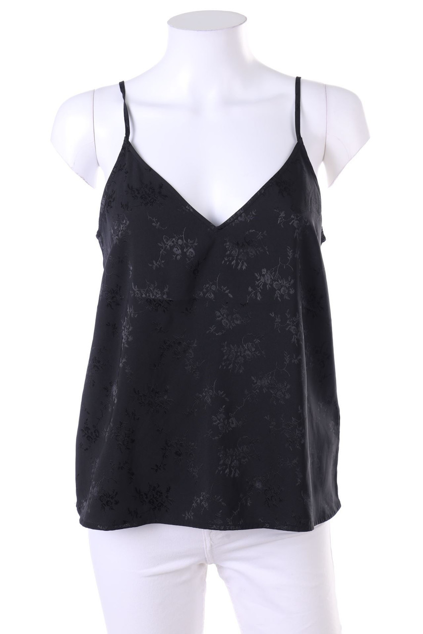 H&M DIVIDED - Top aus Jacquard mit floralem Muster - D 36