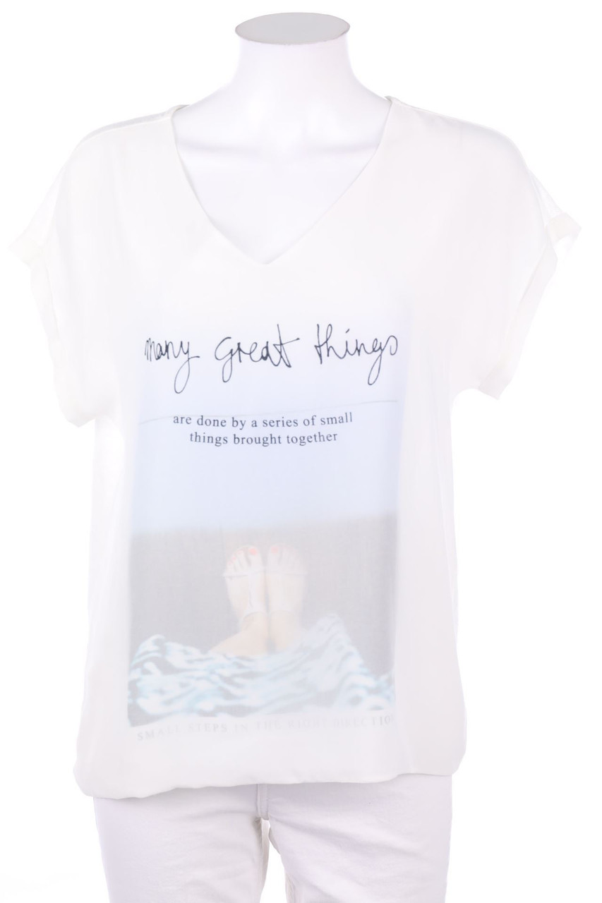 s.Oliver - Kurzarm-Shirt mit Foto-Print - D 36