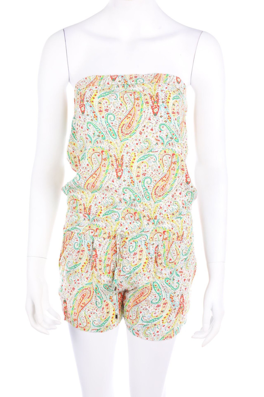 Ohne Label - Playsuit mit Paisley-Print - D 36