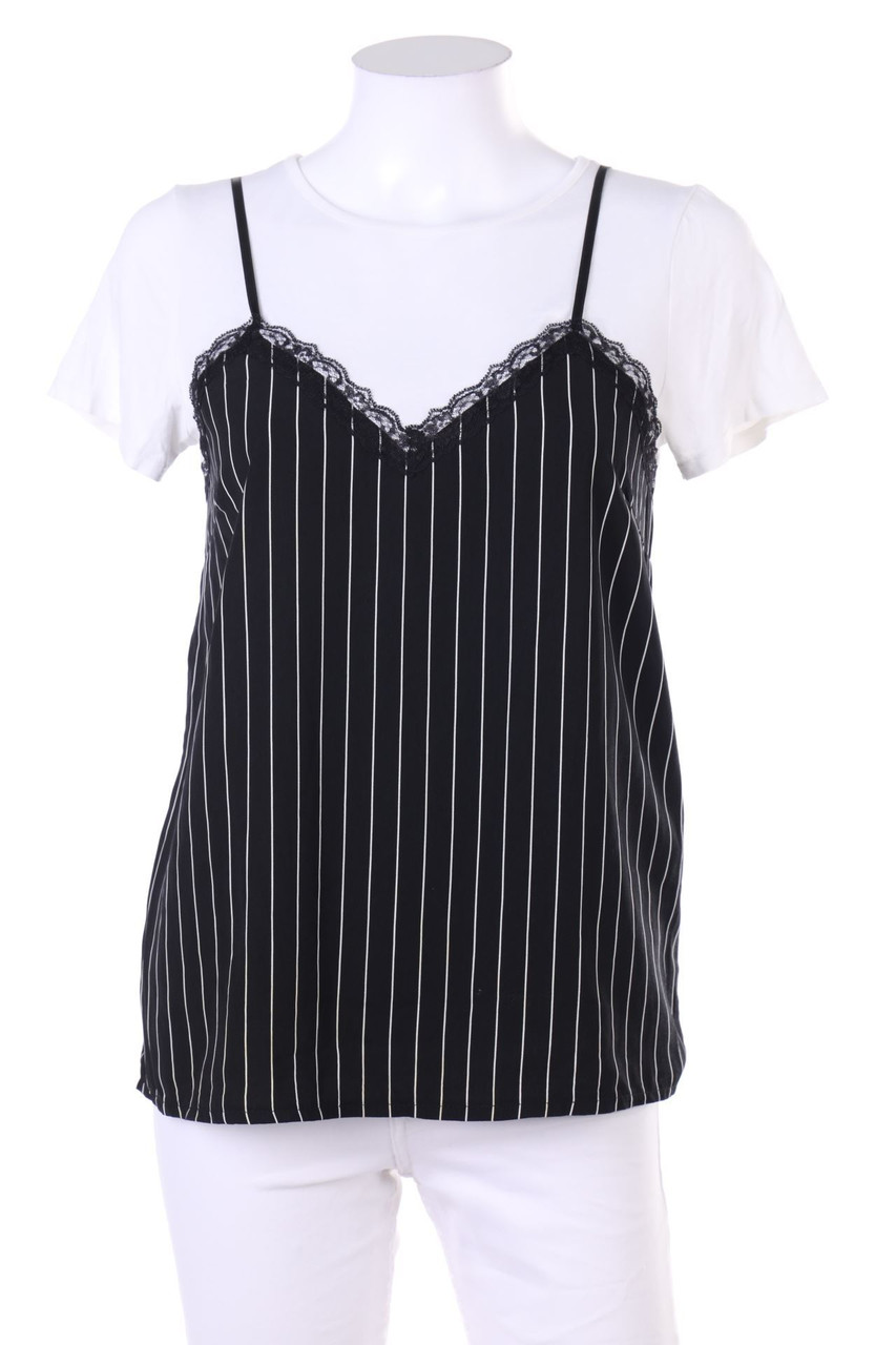 MORGAN - Two-in-One Kurzarm-Shirt - D 38