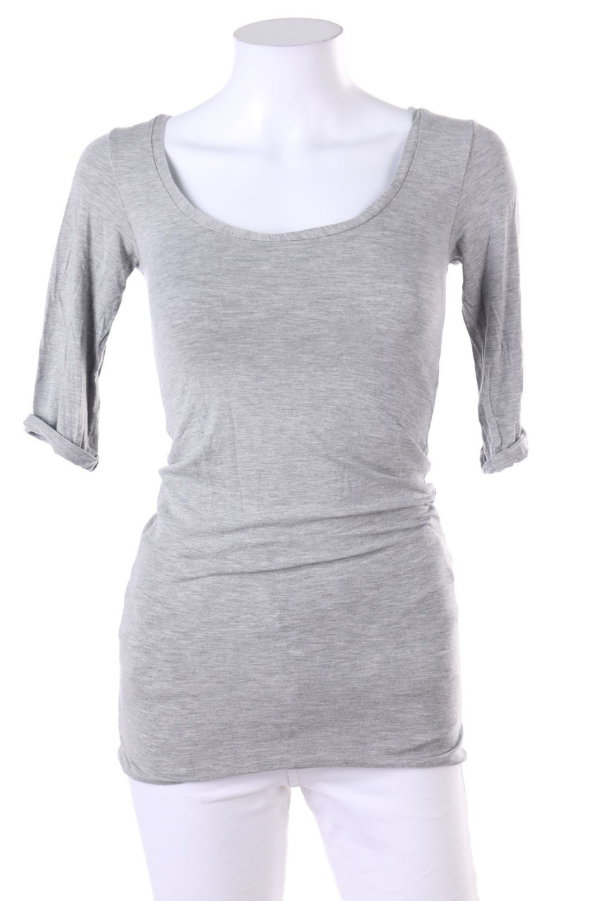 MAJESTIC PARIS - 3/4-Arm-Shirt aus Viskose-Mix - D 34