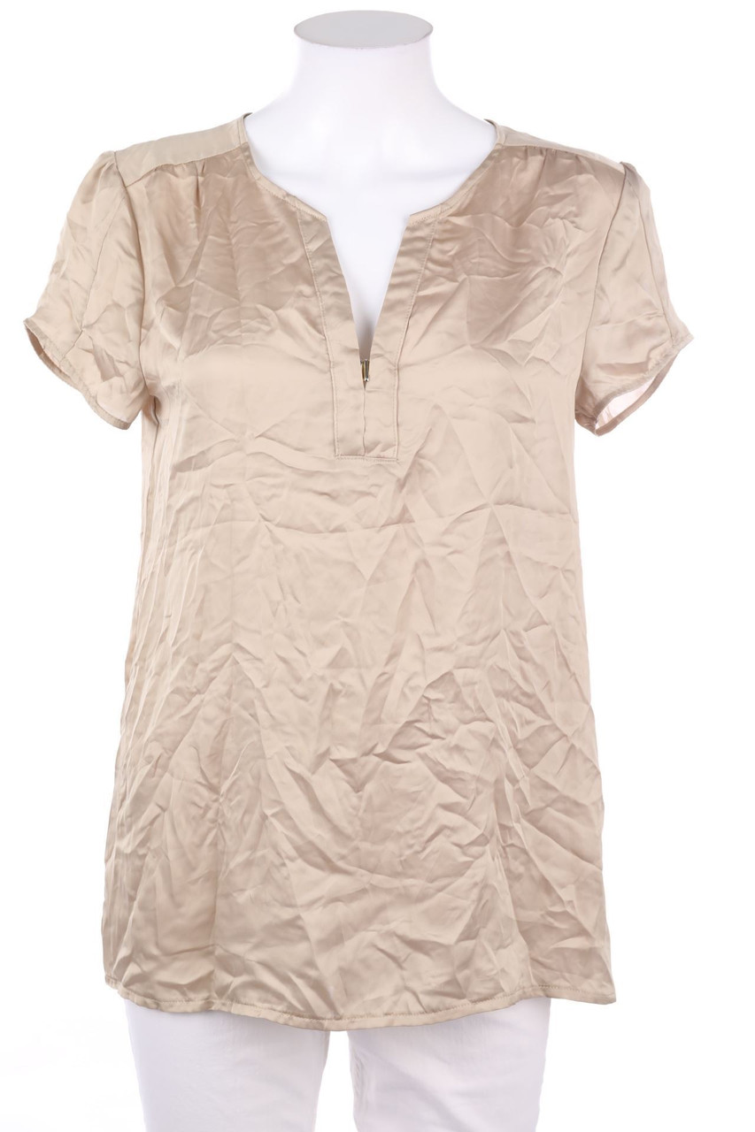orsay - Satin-Kurzarm-Bluse - D 40