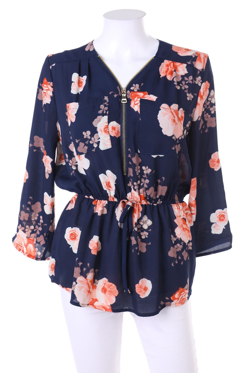 COLLOSEUM - Bluse mit Krempel-Ärmeln - S