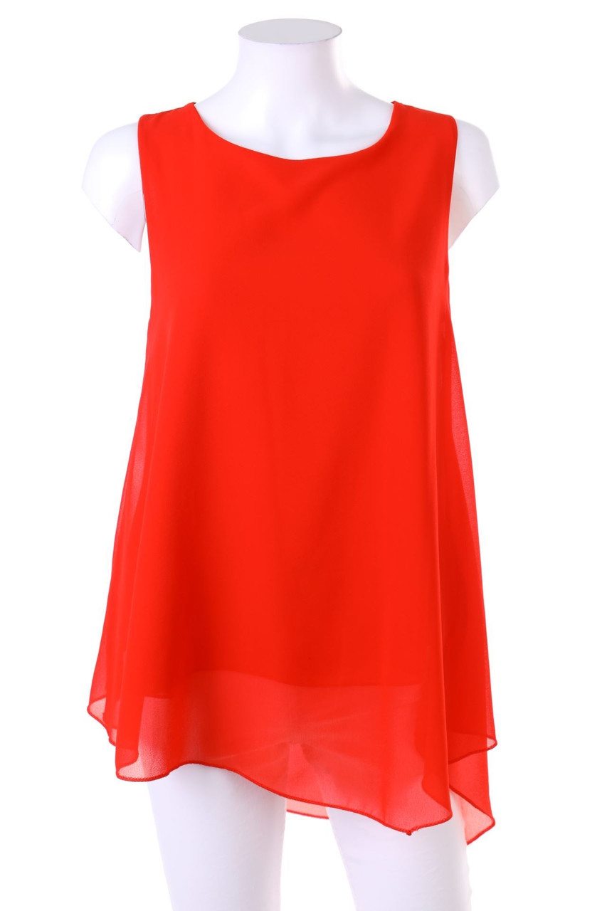 zebra - Blusentop mit asymmetrischem Schnitt - S