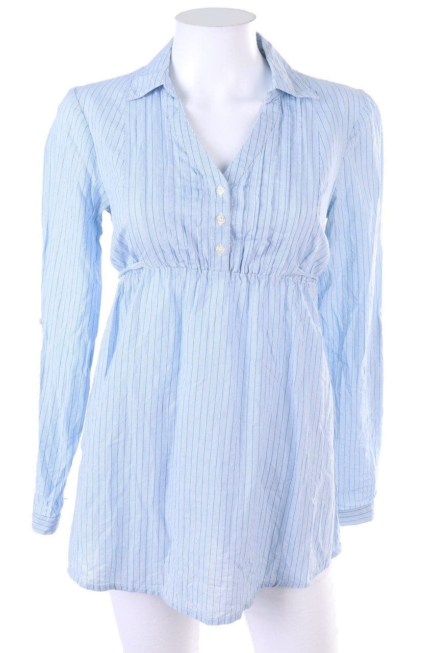 Pimkie - Bluse mit Krempel-Ärmeln - S