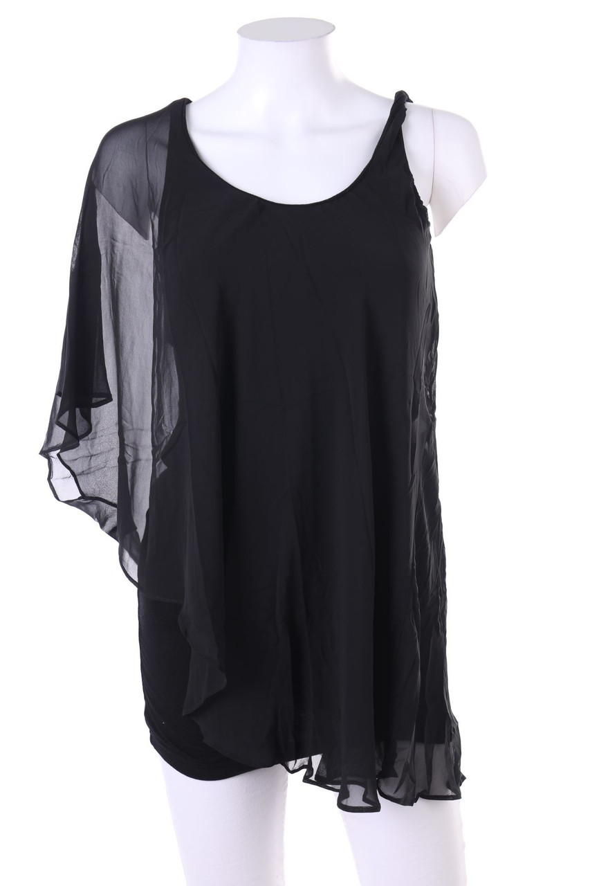 zebra - Bluse im Layer Look - S