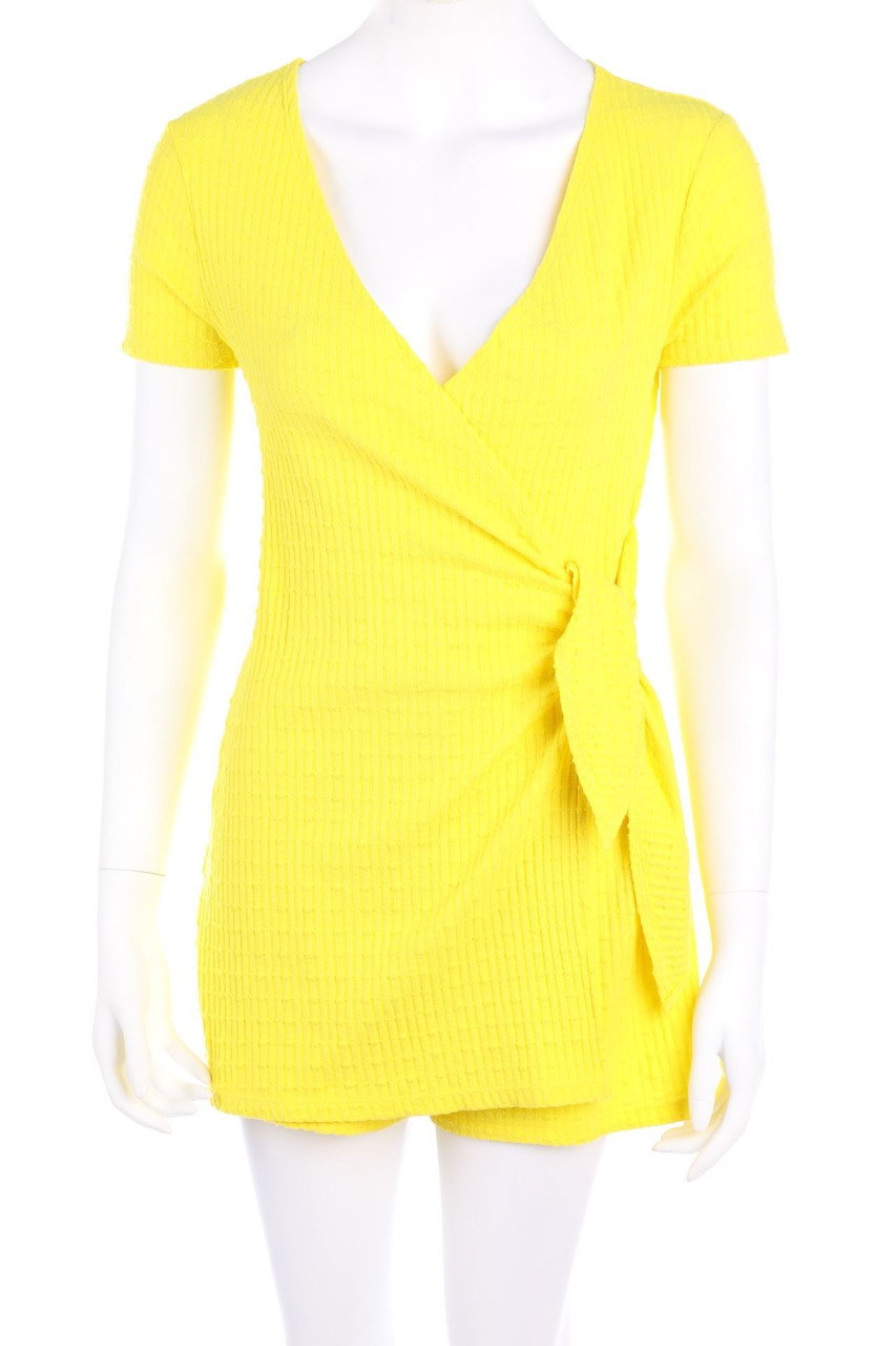 ZARA - Playsuit in Wickel-Optik - M