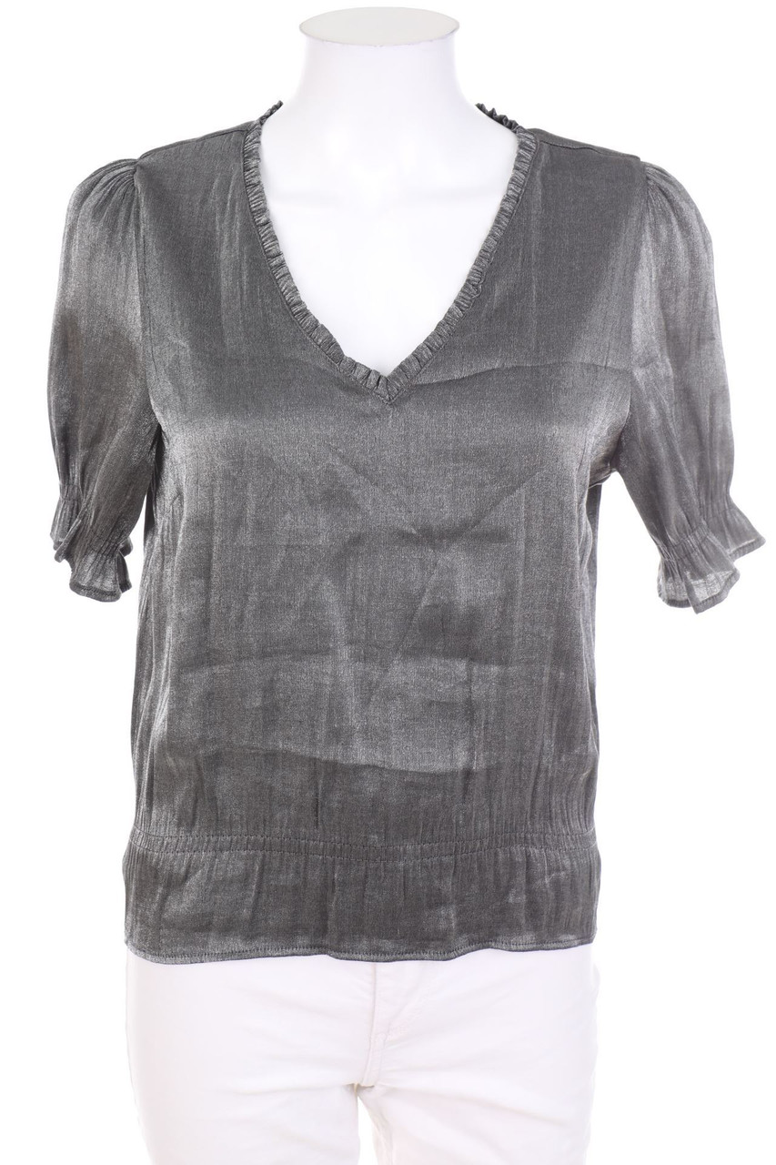 Pimkie COLLECTION - Kurzarm-Bluse mit Rüschen - D 40