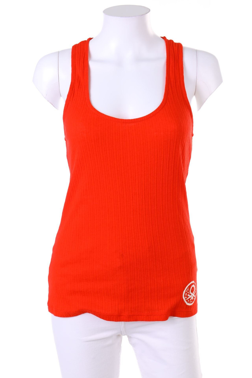 UNITED COLORS OF BENETTON - Racerback-Top mit Print - XS