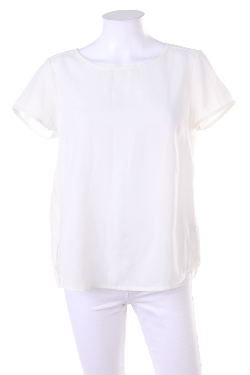 Street One - Plissee-Kurzarm-Bluse - D 36