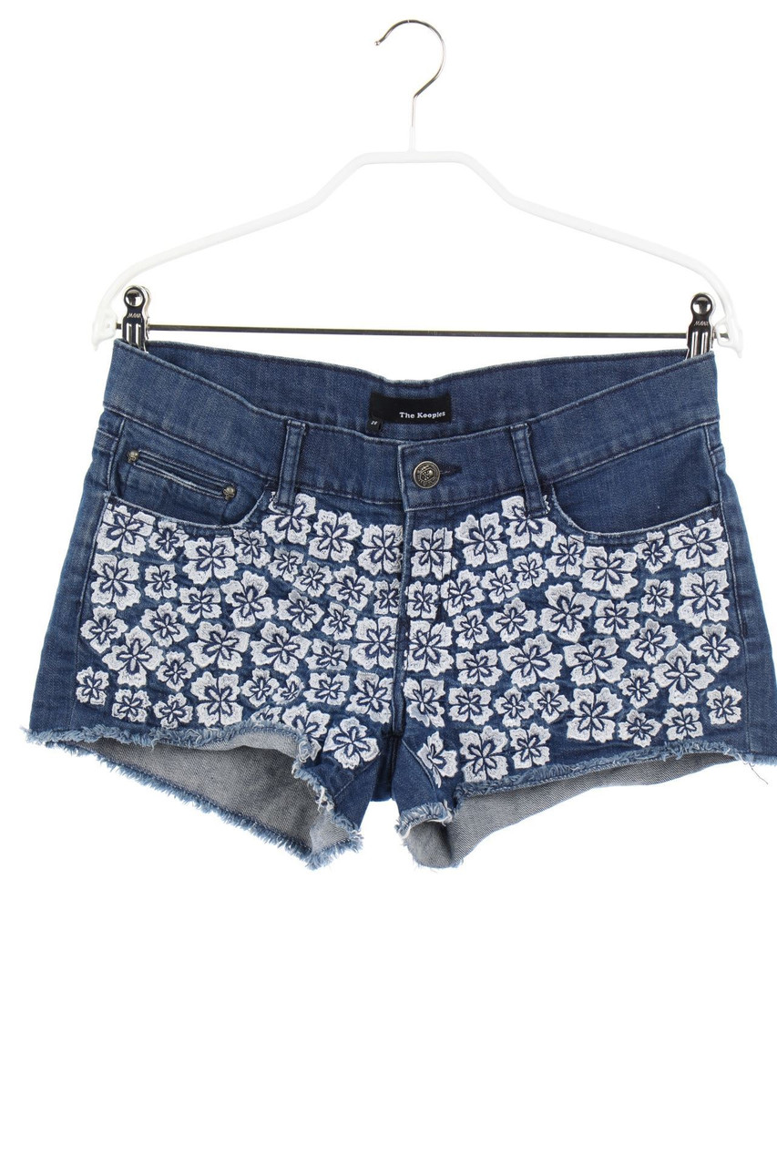 The Kooples - Jeans-Shorts mit Stickereien - W26