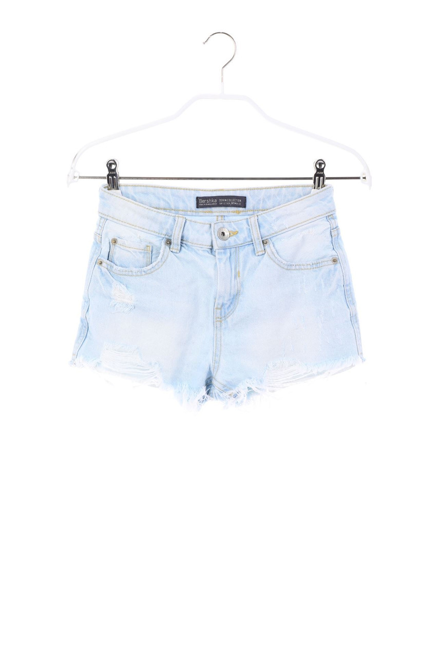 Bershka - Destroyed Jeans-Shorts - D 30