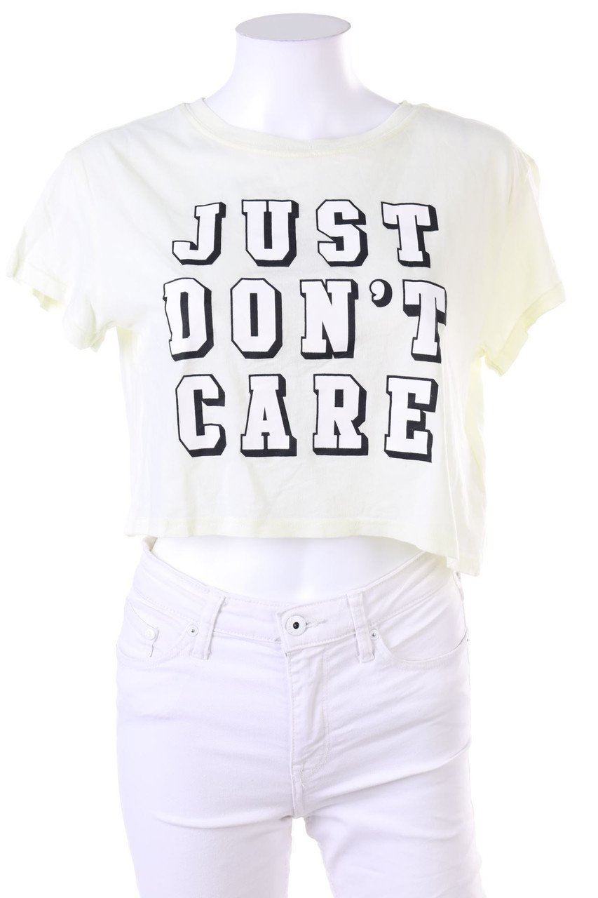 H&M DIVIDED - Kurzarm-Shirt mit Statement-Print - XS
