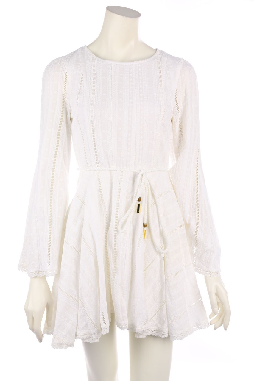 TULAROSA - Boho-Kleid mit Spitzen-Einsatz - S