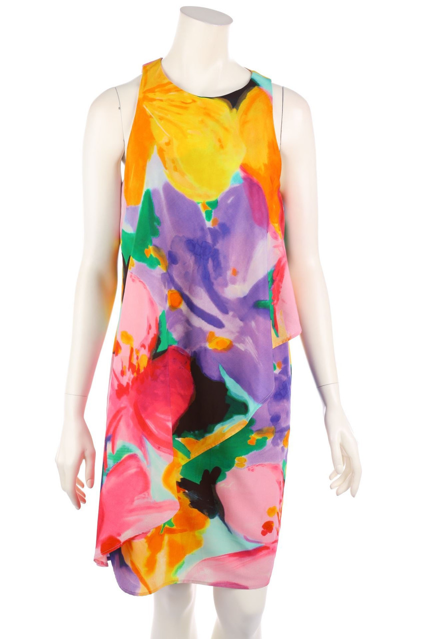 LAUREN RALPH LAUREN - Cocktailkleid mit Blumen-Print - D 36